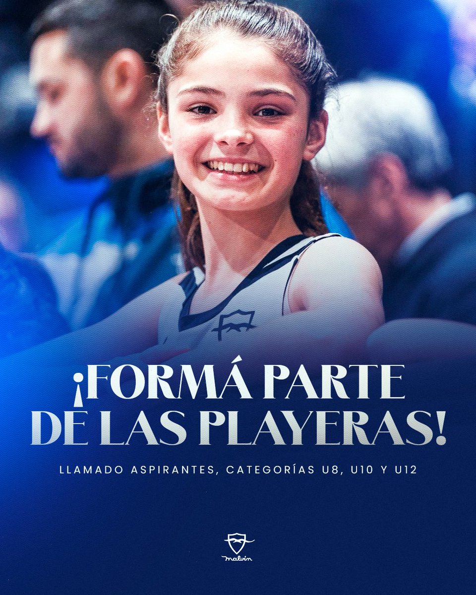🙌🏻 Te invitamos a formar parte de 𝐥𝐚𝐬 𝐏𝐥𝐚𝐲𝐞𝐫𝐚𝐬

➡️ Categorías U8, U10 y U12. 

#SomosElBarrio 🔵⚪️