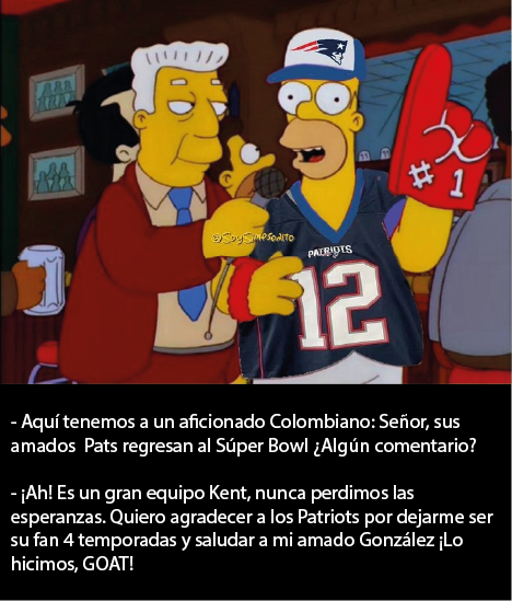 No demora esa oleada de fans de los Patriots en aparecer... Seguidores de toda la vida 🤣