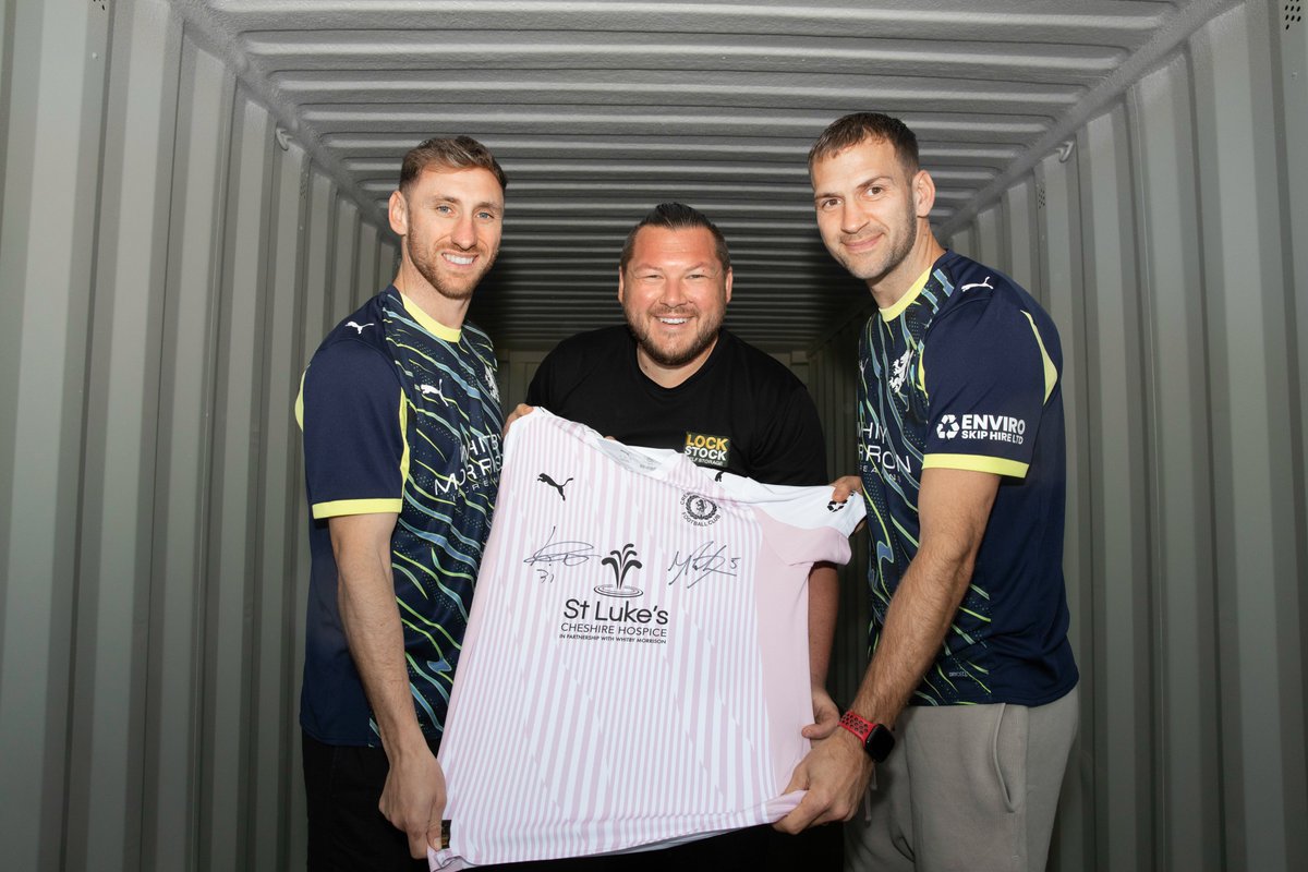 WIN A SIGNED CREWE ALEXANDRA SHIRT! ⚽️ 

To celebrate the opening of our new Crewe site and sponsorship with <a href="/crewealexfc/">Crewe Alexandra</a>, we're giving away a signed shirt!  

Just follow Lock Stock Self Storage and repost this to win!

#CreweAlex #Crewe