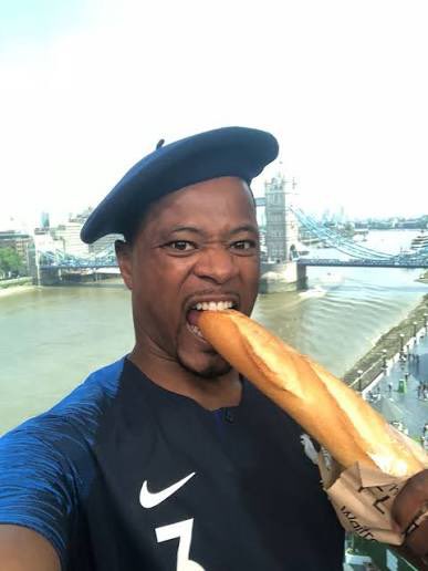 StopTheLibero's tweet photo. @Evra I’m glad you’re back you croissant shagger, receipts are being kept. Don’t cry like you did with Suarez when everyone starts bullying you in May 😭😭 https://t.co/H7home0oB7