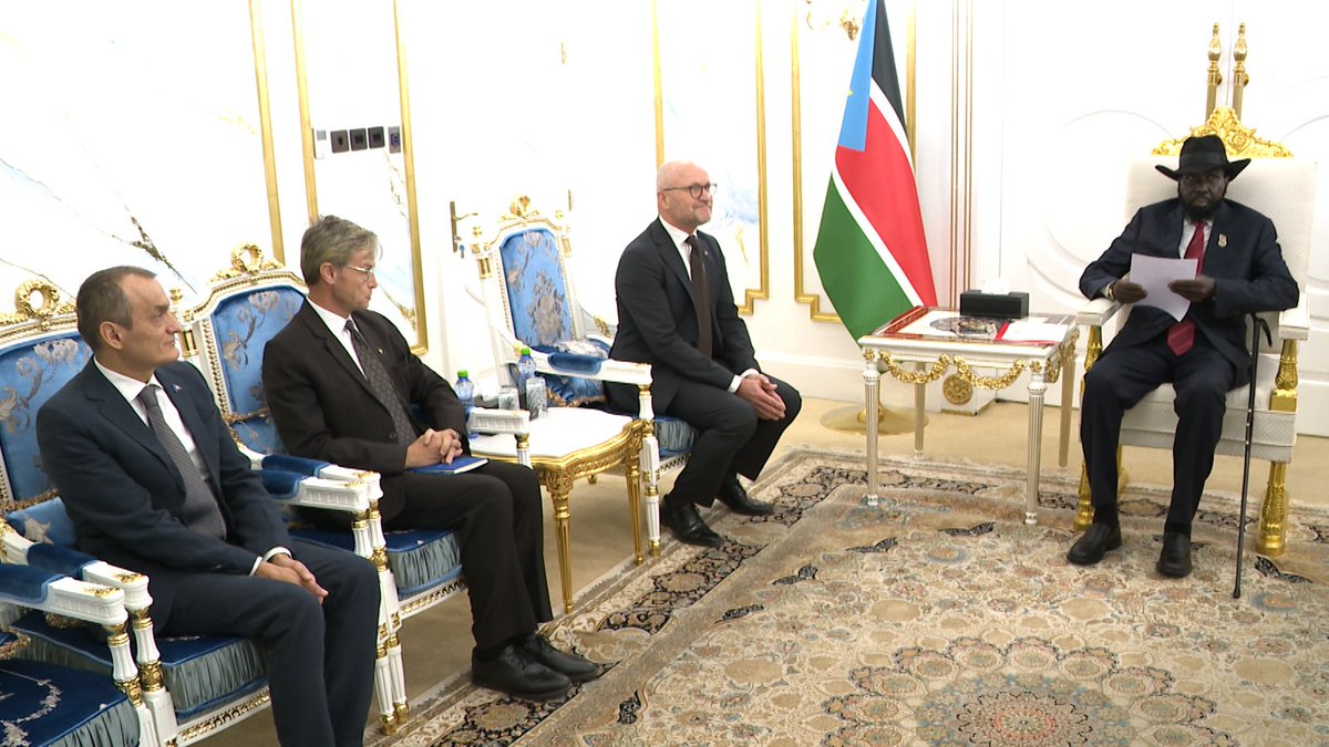 Last Friday, H.E. Pelle Enarsson presented his credentials to President Salva Kiir, officially becoming the Ambassador of the Delegation of the European Union  to the Republic of South Sudan. Ambassador Enarsson identified Peace, Cooperation and Development as EU priority areas.