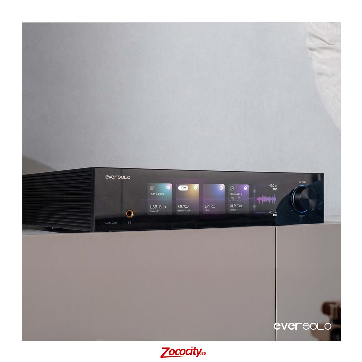 La pieza que faltaba para llegar al audio de alta fidelidad. 🎶

No es un DAC. Es un CENTRO DE CONTROL para puristas.
Con el #Eversolo DAC-Z10, cada fuente suena en su mejor versión.

El alma de tu sistema de sonido, por fin en casa.
👉 zococity.es/products/evers…

#DAC #Zococity