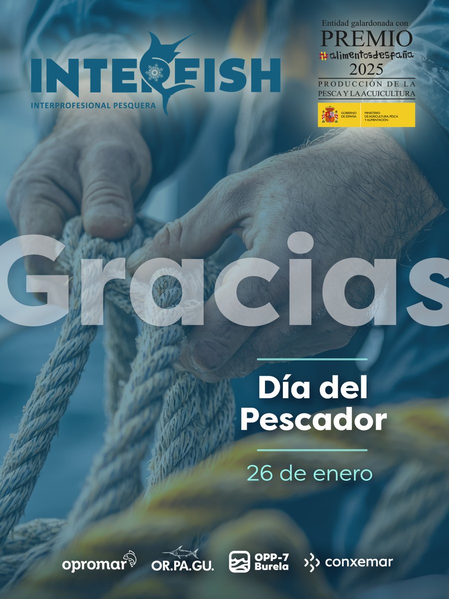 interfish_es's tweet photo. #DiaMundialdelPescador
Desde #Interfish hoy felicitamos y agradecemos a todos los hombres y mujeres que, con esfuerzo y dedicación, son el motor de nuestra economía y el sustento de millones de familias en todo el mundo.
@ORPAGU @oppburela @Opromar1 @ConxemarOficial https://t.co/cCDA8Ff1X5