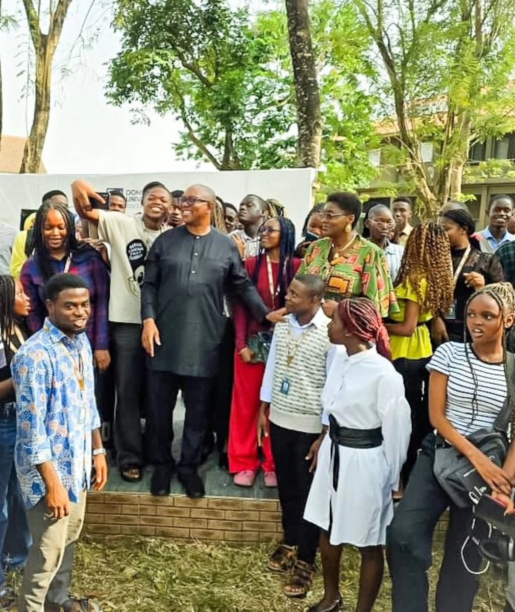 Mallam_jabeer's tweet image. From the page of Mr. Peter Obi.

A Visit to Dominican University, Ibadan: An Experience That Renewed My Hope for Nigeria’s Future.

I left Lagos at 5:30 a.m. and arrived in Ibadan at 8:00 a.m., heading straight to Dominican University to engage with the students and encourage…