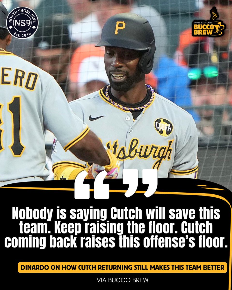 NorthShoreNine's tweet image. The 2025 Pittsburgh Pirates gave 1,913 plate appearances away to players with under a .640 OPS last year. 

Bringing back Cutch isn't about saving or carrying the offense. Bringing back Cutch means that bench gets stronger and eliminates players that have no business getting at…