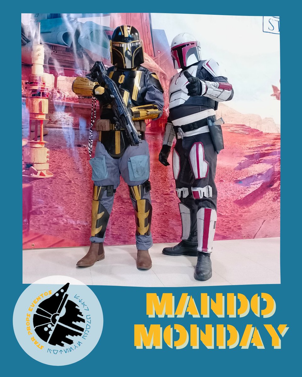 StarProps's tweet image. Dos mandalorianos, un solo camino.

#starprops #starwars #starpropseventos #solidaritat #sinanimodelucro