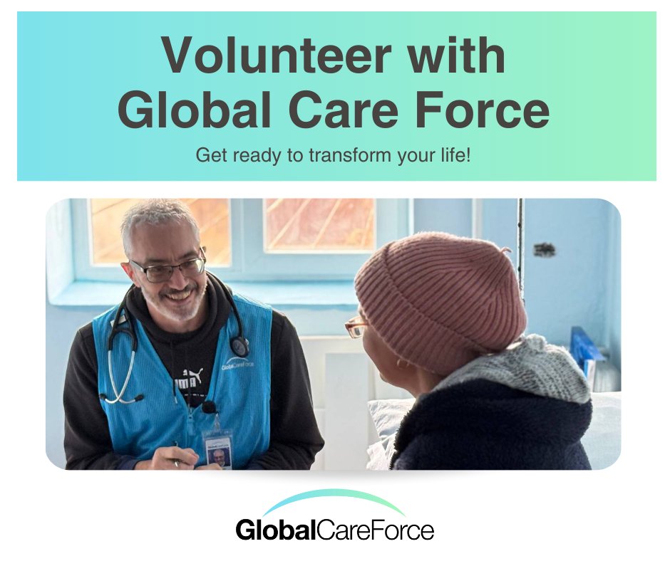 Global Care Force volunteers are driven by compassion and they know the deep joy that comes from serving others. For many, volunteering with GCF is more than an experience; it’s a turning point that inspires a lifelong commitment to service.

➡️ globalcareforce.org/volunteer-oppo…