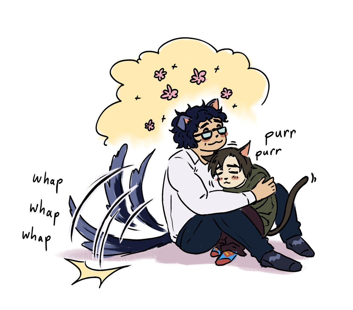 puppy dog clark kent x wet cat bruce wayne... 
(oh man I'm procrastinating so much) 
#superbat #superbattinson