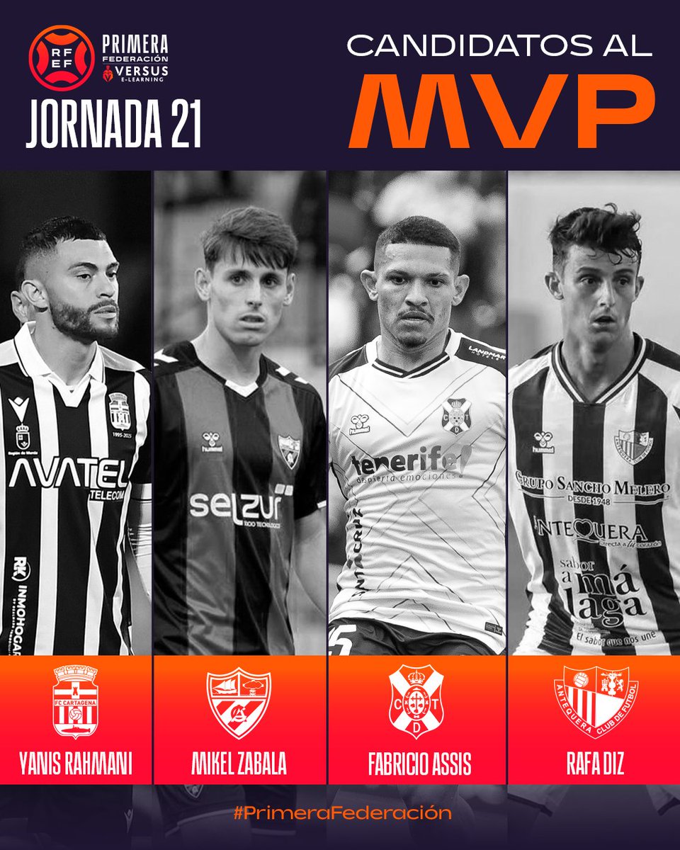 😍 Nos han maravillado durante el fin de semana...

🔝 ¡Ahora toca elegir al mejor! 🔝

🏅 Un reconocimiento de <a href="/versuselearning/">Versus e-Learning Group</a>.

#PrimeraFederación | #VersusELearning