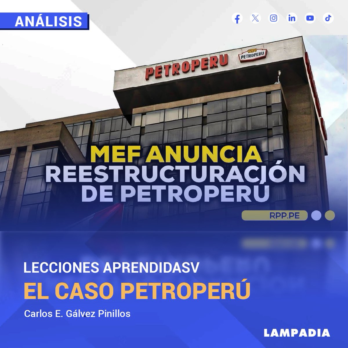 LampadiaOficial's tweet image. #ANÁLISIS | Nuestros gobiernos trataron de exprimir la actividad petrolera, sin tener una mirada de largo plazo. 

Continuar leyendo 👉 tinyurl.com/4uxh7xue

#Petroperú #negocio #gobierno #petroleras #exploración #actividadpetrolera #Estado #irresponsables