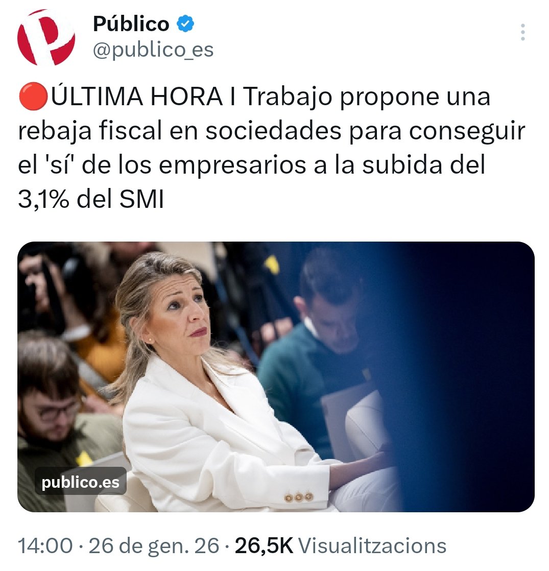 Es como si tu jefe te dice q te va a subir el sueldo un 3,1% pero una parte te la va a descontar de la nómina. Lo peor es q lo propone quien en teoría debería defender tus intereses.
Vais pillando por qué Podemos no quiere ir con esta gente ni a la vuelta de la esquina? Pues eso.