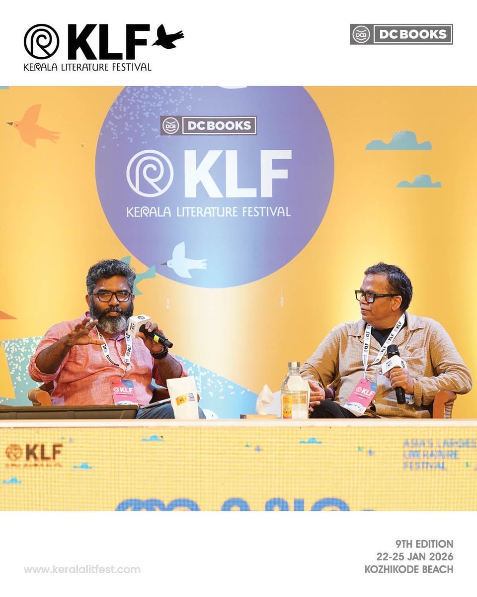 Thank you #Kozhikode. 

Thank you for showing up and thanks Lokanath Behera sir and DCBooks for the conversation 

#KLF2026