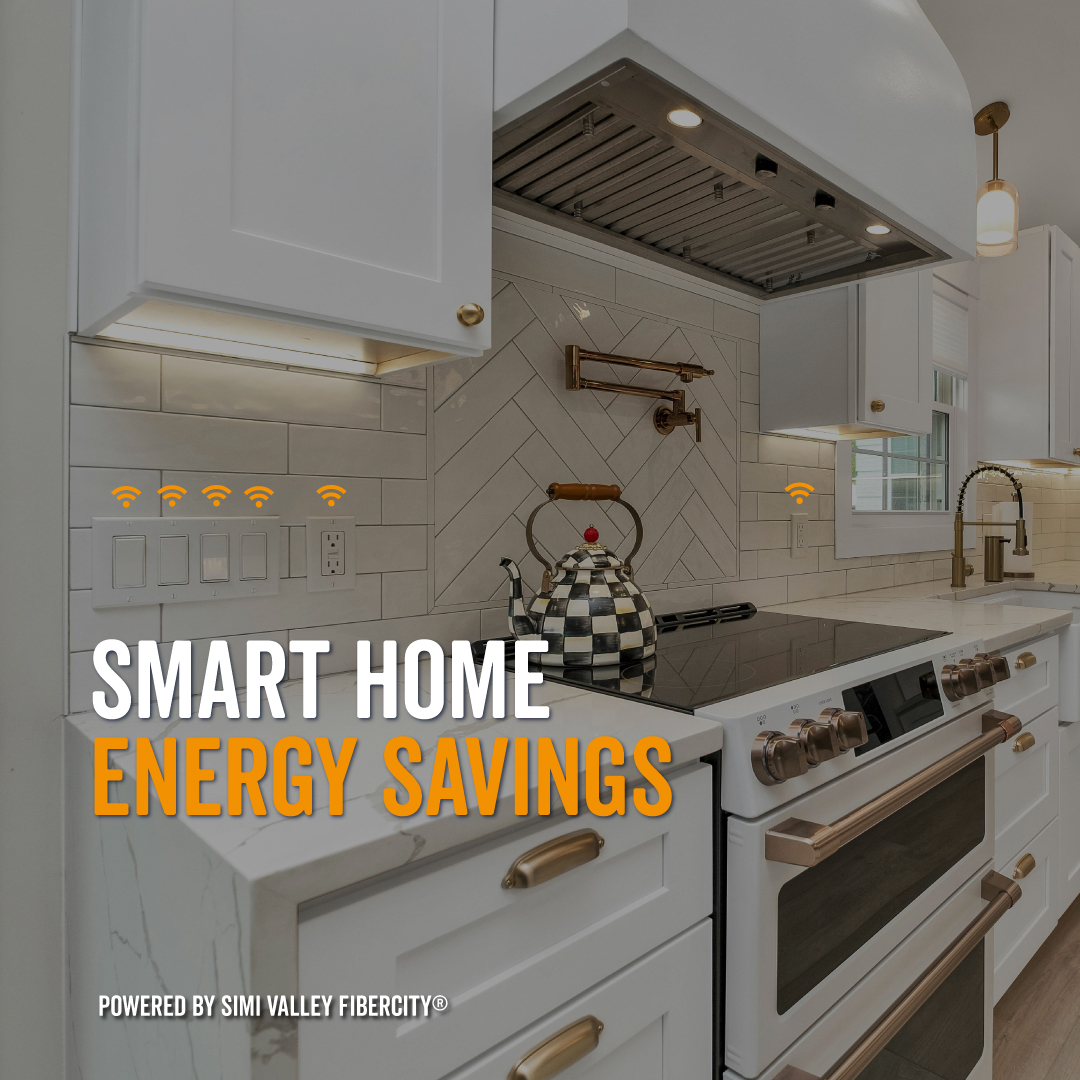 Save energy and stay connected! Fiber connectivity powers smart home devices, letting you control lighting, temperature, and appliances efficiently which can help reduce waste and lower energy bills. Learn more at SimiValleyFiberCity.com. #SmartHome #EnergySavings #ConnectedLife
