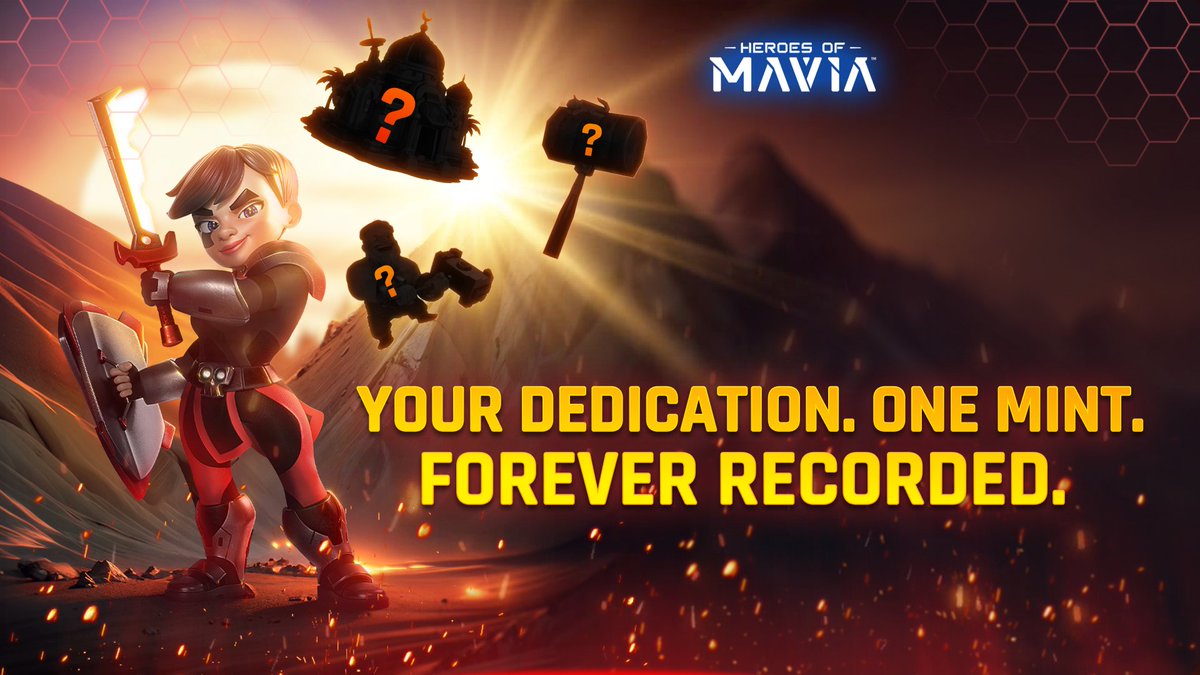 MaviaGame's tweet image. Hey Mavians! Remember those late nights farming Ruby and grinding through matches?

GOOD NEWS: We're recognizing your efforts.

🔥 LIMITED-EDITION NFTs ARE COMING — ON DEMAND. NO MASS PRE-MINT. 

This isn’t a gift. It’s recognition — based on your real activities:
💎 Ruby…