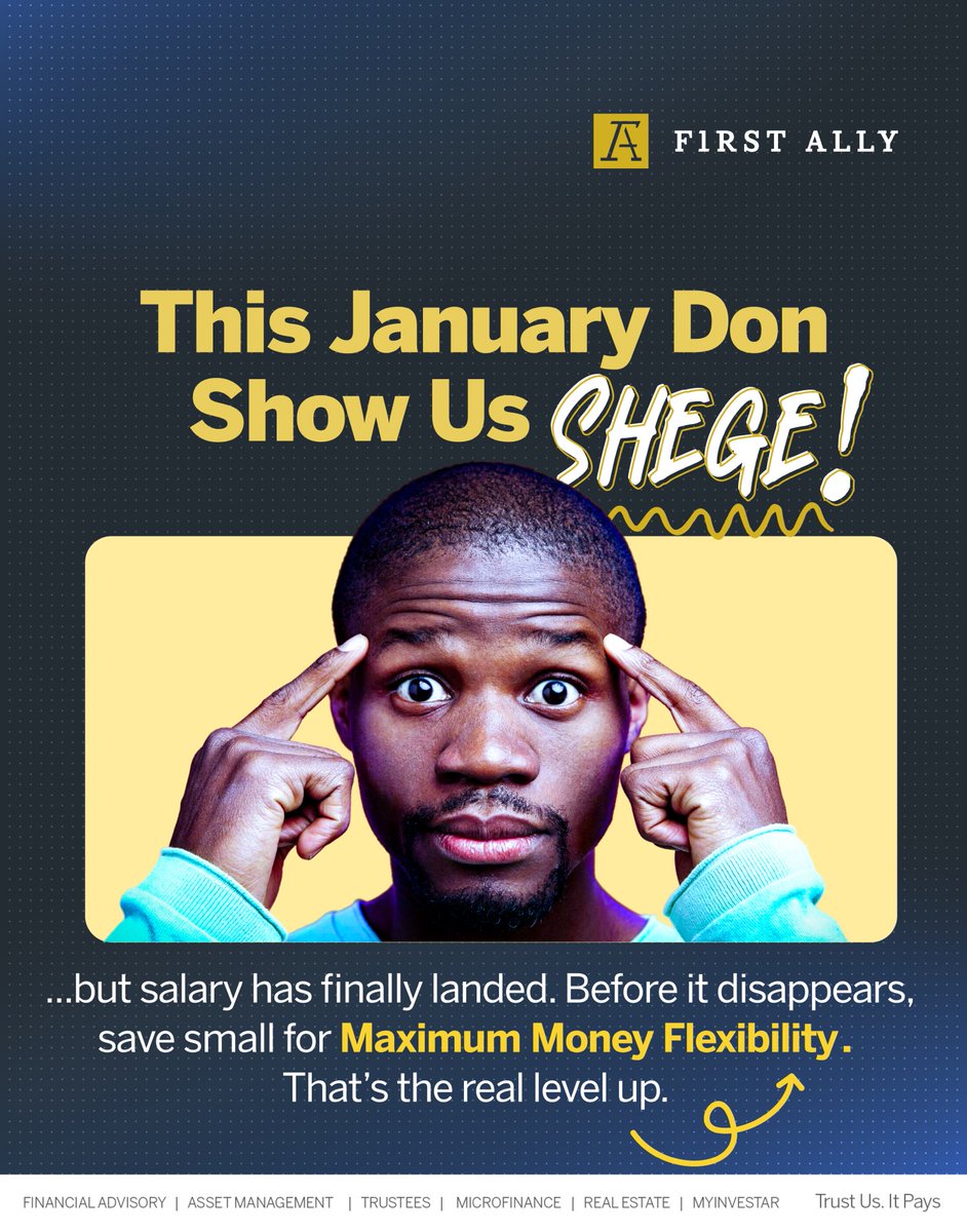 myinvestar's tweet image. Salary don finally land🤩

But please, before the money start to waka without GPS, save small inside Money Market Fund.​

That’s how you level up and avoid been stranded by month-end. ​

#FirstAlly #AssetManagement #SmartMoneyMoves #InvestSmart