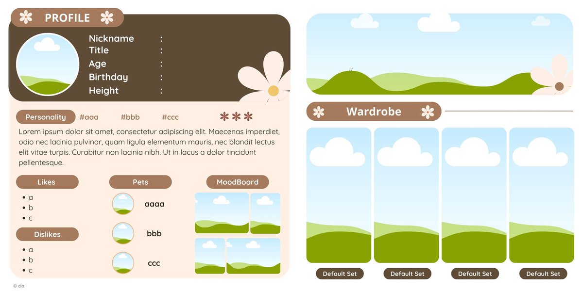 #heartopia  Oc/sona profile template 💛 
Feel free to use, please read the rules beforehand! 

boleh dipakai diluar heartopia yah, bebas sesuai aturan aja 

🔗 : canva.com/design/DAG_hb5…

#octwt