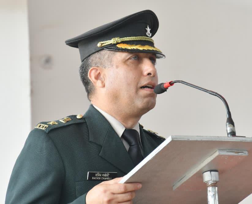 Congratulations to  Lt Col Sachin Chamoli, Headmaster of UP Sainik School Lucknow for being awarded VSM by Hon'ble President on today. As a true Upsainian he is leading the School by personal example. <a href="/myogiadityanath/">Yogi Adityanath</a> <a href="/ProDefLko/">PRO Defence Lucknow</a> <a href="/SpokespersonMoD/">Ministry of Defence, Government of India</a> <a href="/adgpi/">ADG PI - INDIAN ARMY</a>