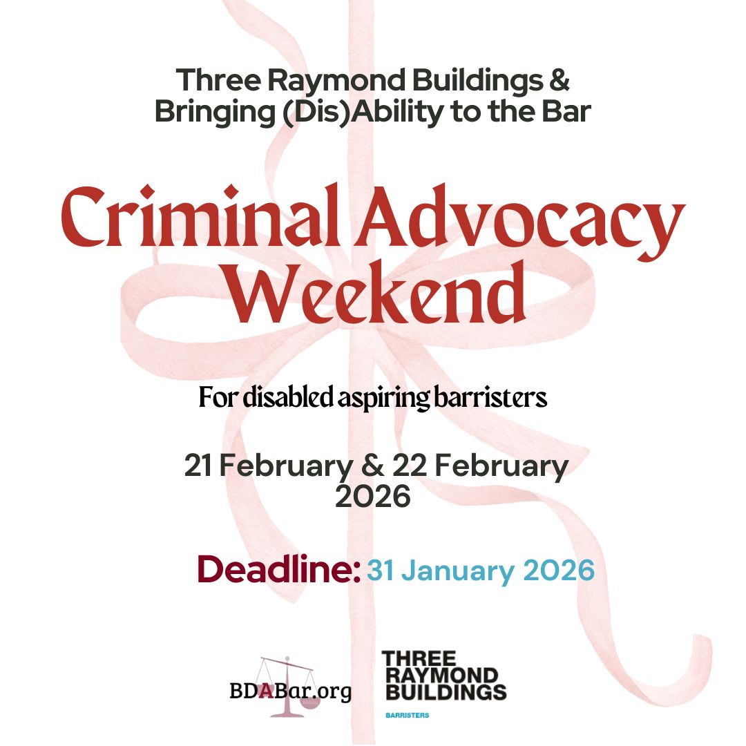 Bringing (Dis)Ability to the Bar tweet media