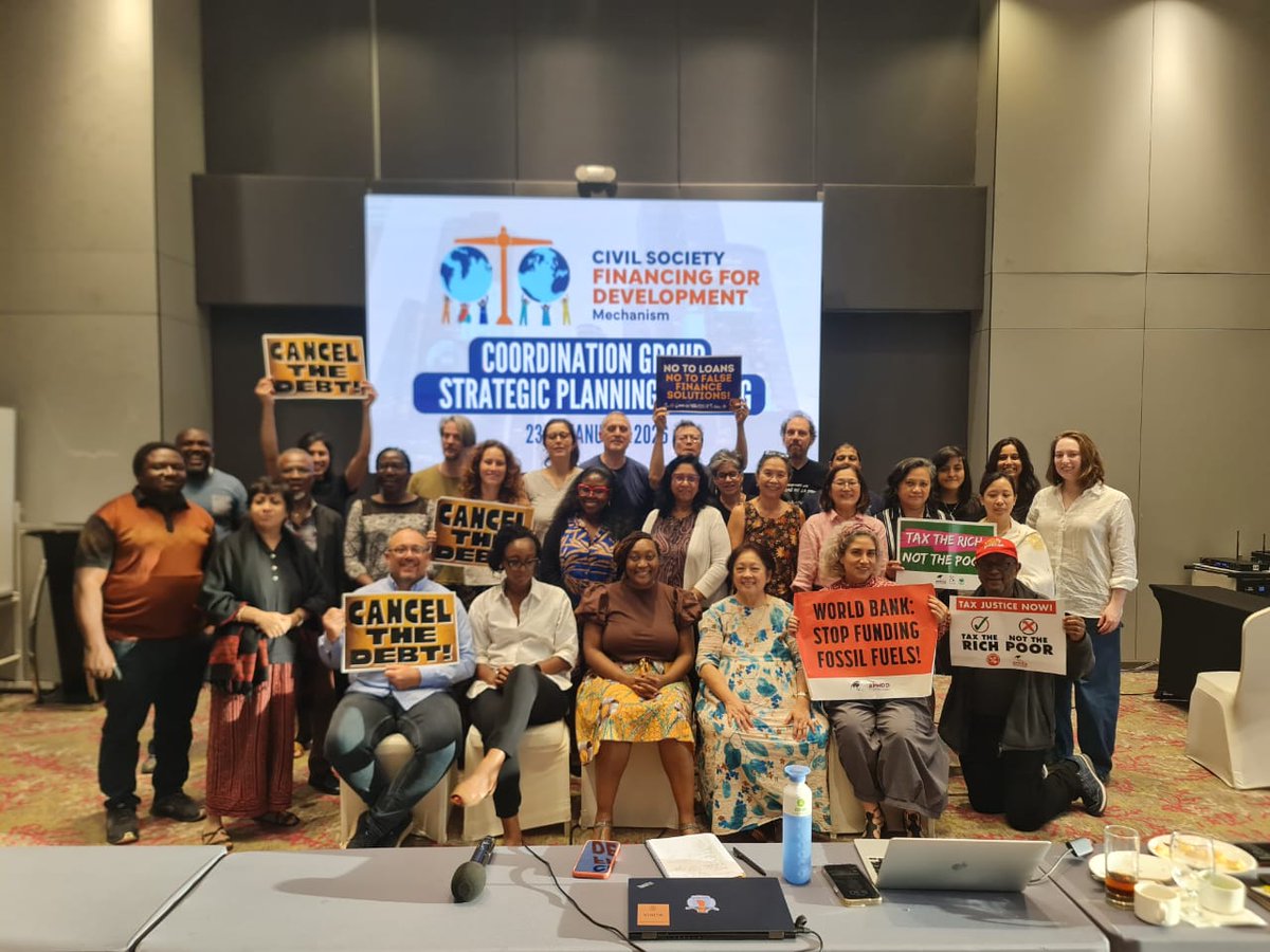 Civil Society Financing for Development Mechanism tweet media