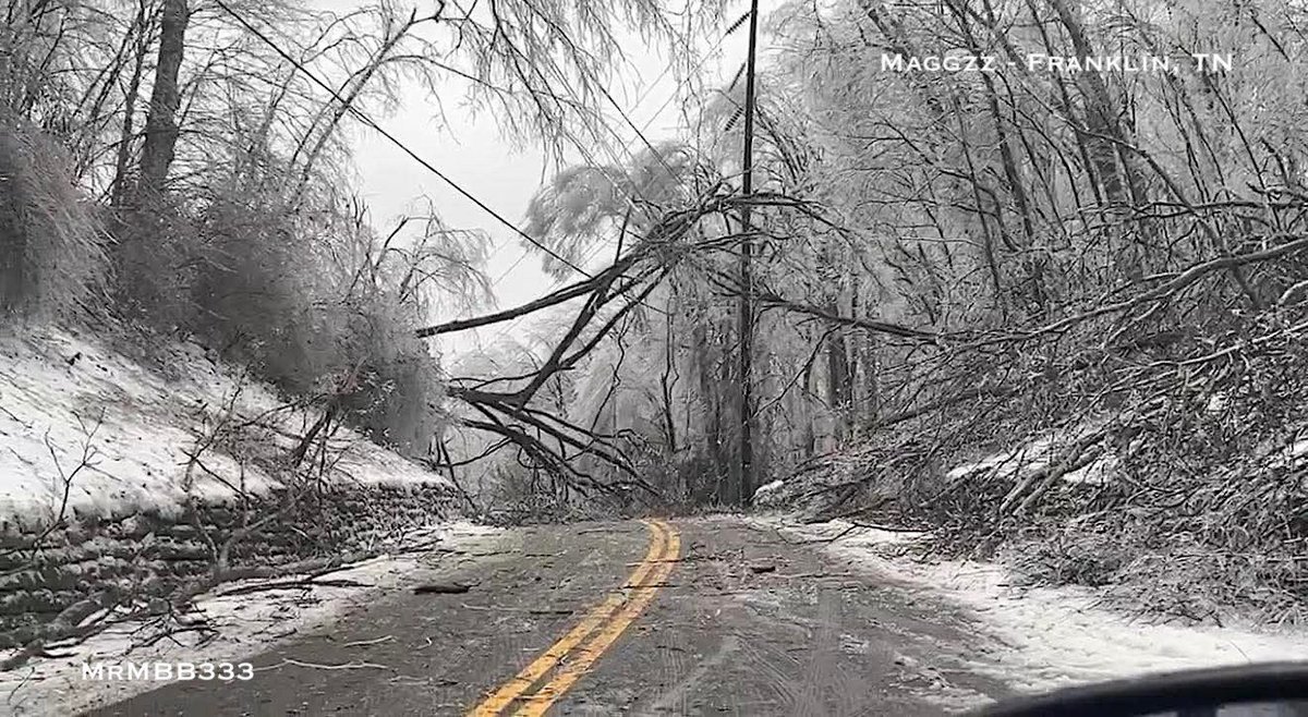 MrMBB333's tweet image. THE STORM TURNED THE ROADS INTO CHAOS

This is the view from inside a working snowplow.
Ice-loaded trees snapping, routes vanishing, roads turning impassable block by block.

This is what crews are pushing through in real time.

📍 Franklin, TN

#IceStorm #WinterStorm