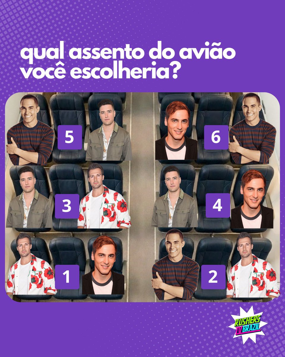E aí, qual lugar você escolheria? 💺🤔
