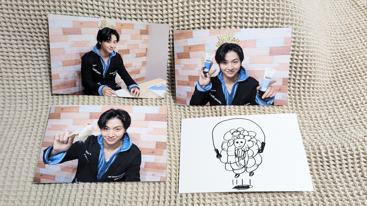 今月も無事NATSLIVE🥜のポストカードが届きました☺️ どの洸大くんも