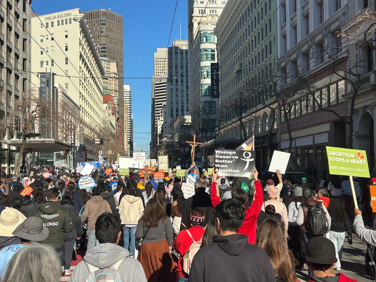 LifeNewsHQ's tweet image. 20,000 pro-life people protested abortion in San Francisco this weekend

0 people killed
0 people assaulted
0 officers threatened
0 stores looted
0 buildings burned