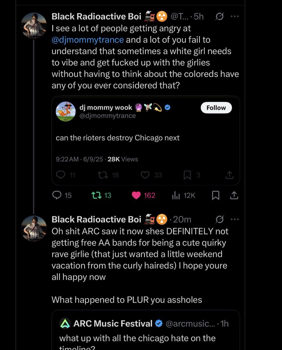 coldn00dlesss's tweet photo. @djmommytrance You should go back into hiding yourself lmfao you’re all literally hiding behind burners to brag about being elitist privileged druggie losers lmfao the irony is thicker than your rats nest dreads 😛🥱 https://t.co/ea7AE0gUWN