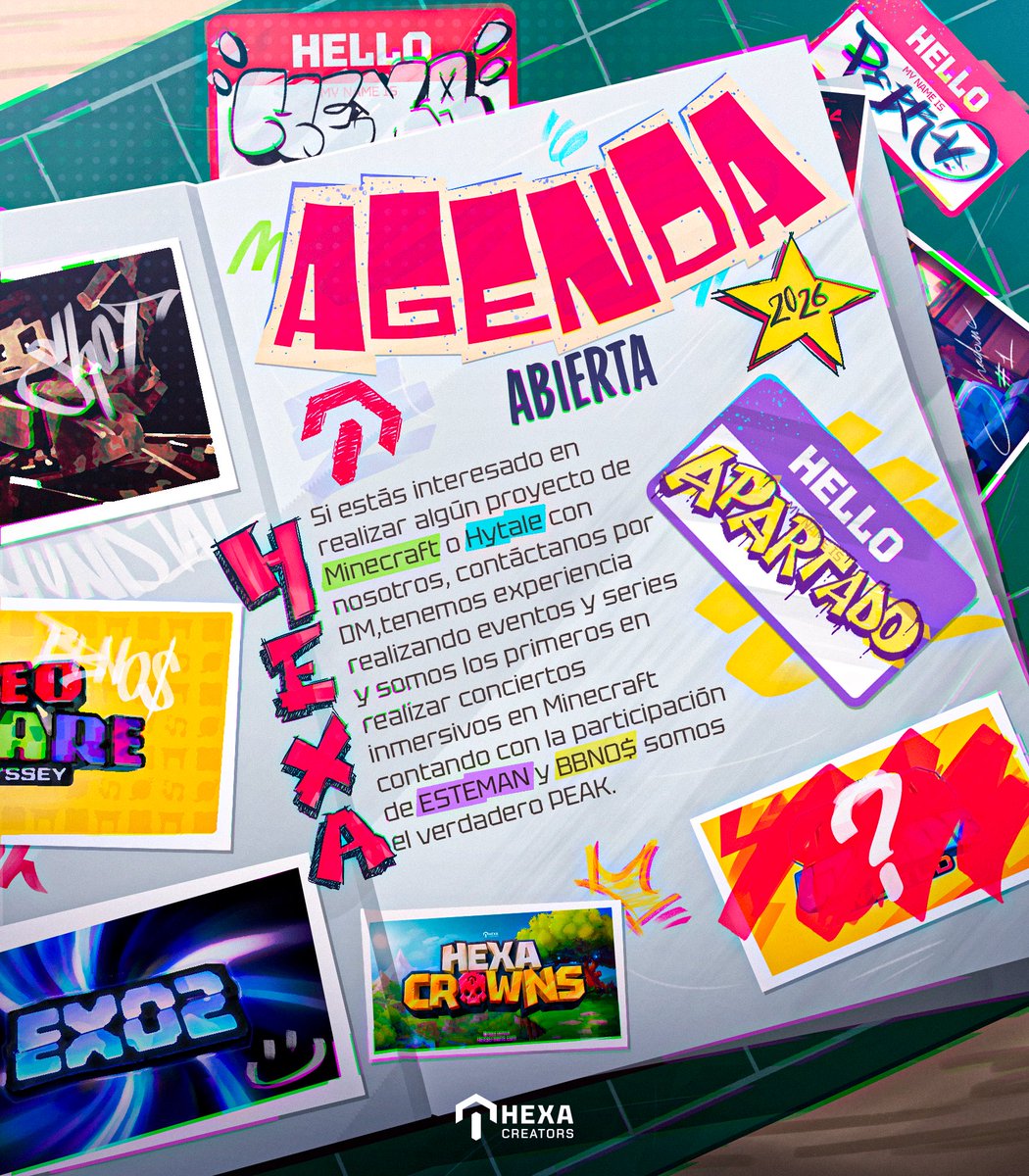 HexaCreators's tweet photo. ¡Agenda abierta! ��� 

¿Te gustaría hacer realidad tu idea?
Nosotros te ayudamos a crear tu evento.

✨ Contamos con disponibilidad a mitad y finales de año.

¡Mándanos mensaje y aparta tu lugar! https://t.co/OSnNW2KRSC