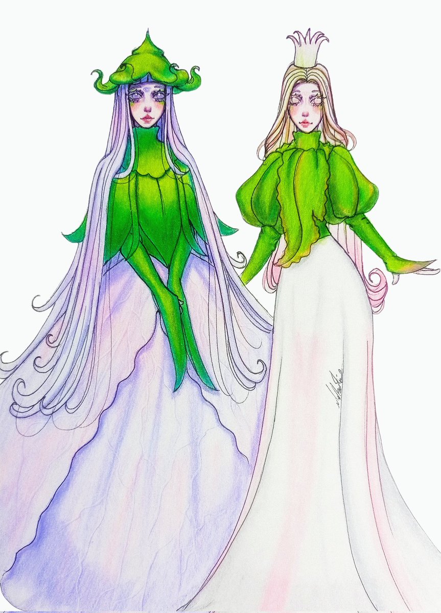 I drew them several weeks ago, but I had forgotten about it ＼⁠(⁠°⁠o⁠°⁠)⁠／
#drawing  #fanart #sketchart