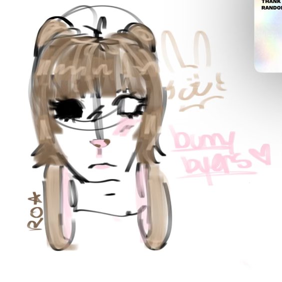 byerspup's tweet image. i dont post my art normally but ... fem bunny will.... i love you
