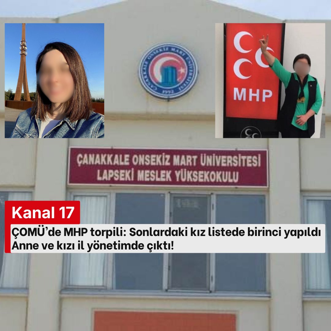 Çanakkale Onsekiz Mart Üniversitesi Lapseki MYO'da bugün skandal bir olay yaşandı. 

Öğretim Görevlisi olmak için yapılan sınavda, 6. sırada olan E.T.E.'nin 0.5 puanla birinci olduğu açıklandı.

Puanlarının diğer adaylardan düşük olmasına rağmen sınavdan yüksek alan E.T.E.,
