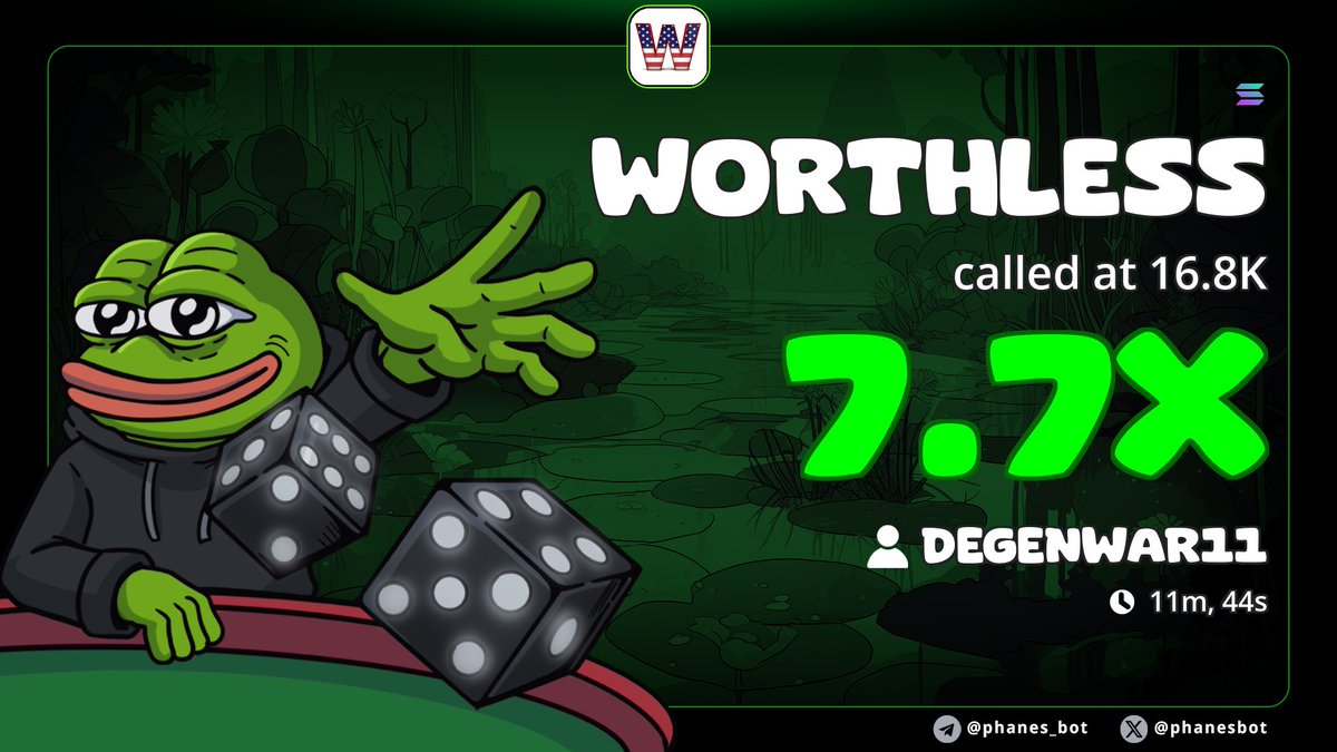 DegenWar01's tweet image. 7x Profits pulled from my alpha #WORTHLESS

CA&amp;gt;&amp;gt; DaTuVHFiD2VnrFrqJevjm9tVs8b1Mse6fSxVSTy3bonk
#memecoin #solana #Degen