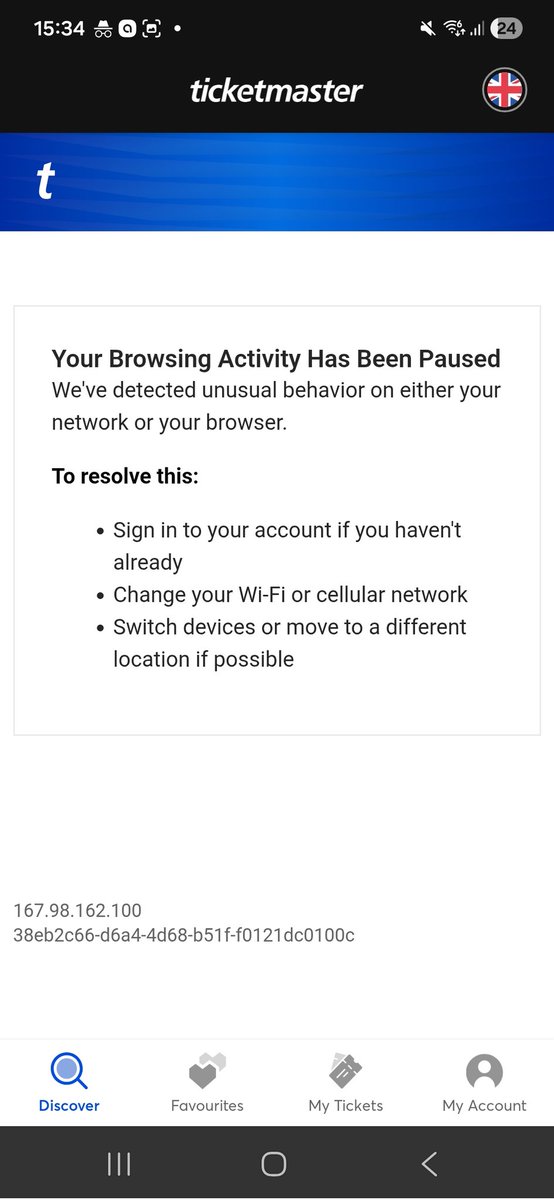 Clare093's tweet photo. @TicketmasterCS Hi, I'm trying to get Harry Styles tickets and my account has been paused.  I've tried following the steps below - but I'm still locked out.  Please can sort this? https://t.co/JYHZmFQDkU