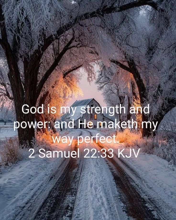 JesusChristsGod's tweet image. 2 Samuel 22:33
33 It is God who arms me with strength
    and keeps my way secure.