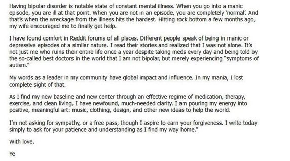 AdameMedia's tweet image. NEW: Kanye West continues his apology tour. 

He has just issued an apology for antisemitic remarks and actions via The Wall Street Journal.  

"I regret and am deeply mortified by my actions in that [fractured] state, and am committed to accountability, treatment, and meaningful…