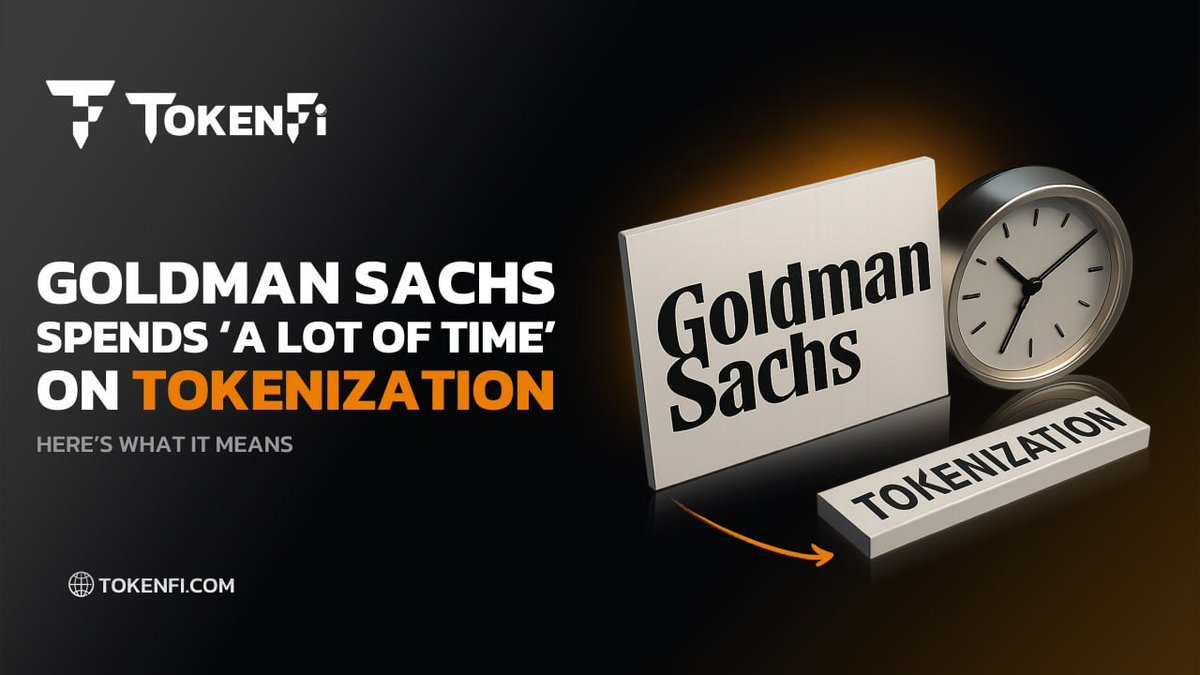 Goldman Sachs CEO David Solomon says the bank is spending "a lot of time" on tokenization as a serious rethink of financial infrastructure.

This article breaks down what is actually changing under the hood. 📰👇

blog.tokenfi.com/goldman-sachs-…