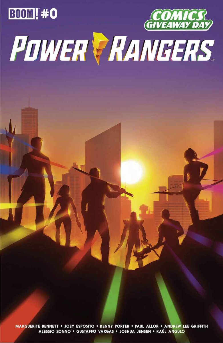Cover for the Power Rangers #0 Comics Giveaway Day issue

Comics Giveaway Day is May 2nd so this will be free at your local comic book store on that day. Anthology issue with three separate stories.

#PowerRangers