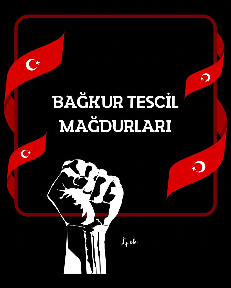 <a href="/cenginyurt52/">Cemal Enginyurt</a> <a href="/RTErdogan/">Recep Tayyip Erdoğan</a> <a href="/dbdevletbahceli/">Devlet Bahçeli</a> <a href="/isikhanvedat/">Prof. Dr. Vedat Işıkhan</a> <a href="/B_Palandoken/">Bendevi Palandöken</a> <a href="/ErsinBayav/">Ersin BAYAV</a> <a href="/melih_meric/">Melih Meriç</a> <a href="/FilizKKonca/">🧭 Filiz KOÇ KONCA</a> <a href="/TBMMresmi/">TBMM</a> <a href="/eczserkansari/">Serkan Sarı 🇹🇷</a> <a href="/sgksosyalmedya/">SGK</a> <a href="/herkesicinCHP/">CHP 🇹🇷</a> <a href="/fethigurer/">Ömer Fethi Gürer</a> <a href="/eczozgurozel/">Özgür Özel</a> <a href="/dileketesgk/">Dilek ETE</a> 
#BağkurTescilZulmüBitsin
#BağkurTescilMağdurları