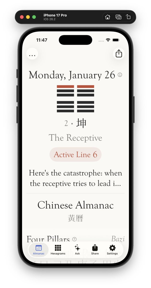 SIX LINES I-CHING tweet media