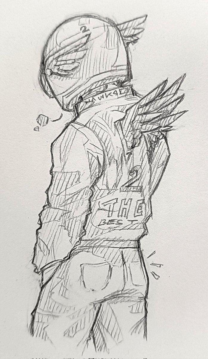 ashttyaertist's tweet photo. F1 driver Hawks 😝

tyy for all the boosts 🧡
#Hawks #MHA #fanart #art #F1 #ホークス #keigotakami #keigo #sketch #bha https://t.co/clEX8eRerb