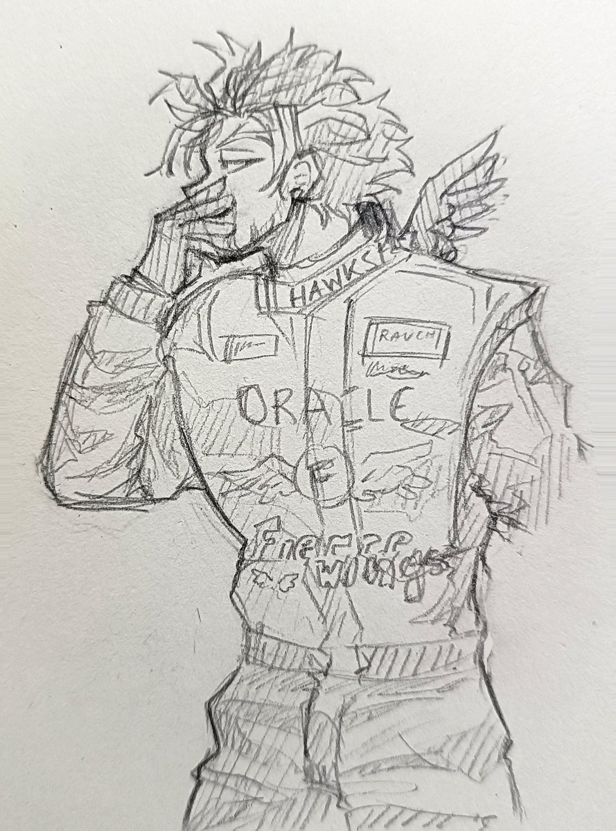 ashttyaertist's tweet photo. F1 driver Hawks 😝

tyy for all the boosts 🧡
#Hawks #MHA #fanart #art #F1 #ホークス #keigotakami #keigo #sketch #bha https://t.co/clEX8eRerb