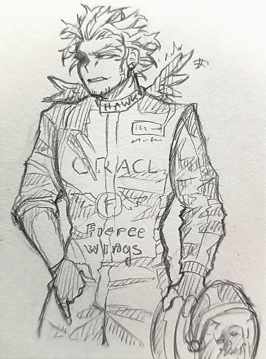 ashttyaertist's tweet photo. F1 driver Hawks 😝

tyy for all the boosts 🧡
#Hawks #MHA #fanart #art #F1 #ホークス #keigotakami #keigo #sketch #bha https://t.co/clEX8eRerb