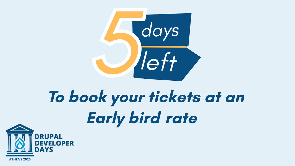 Drupal Dev Days tweet media