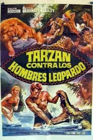 En nuestra película Recomendada  de Tarzan tenemos Tarzan contra los Hombres Leopardo 1964