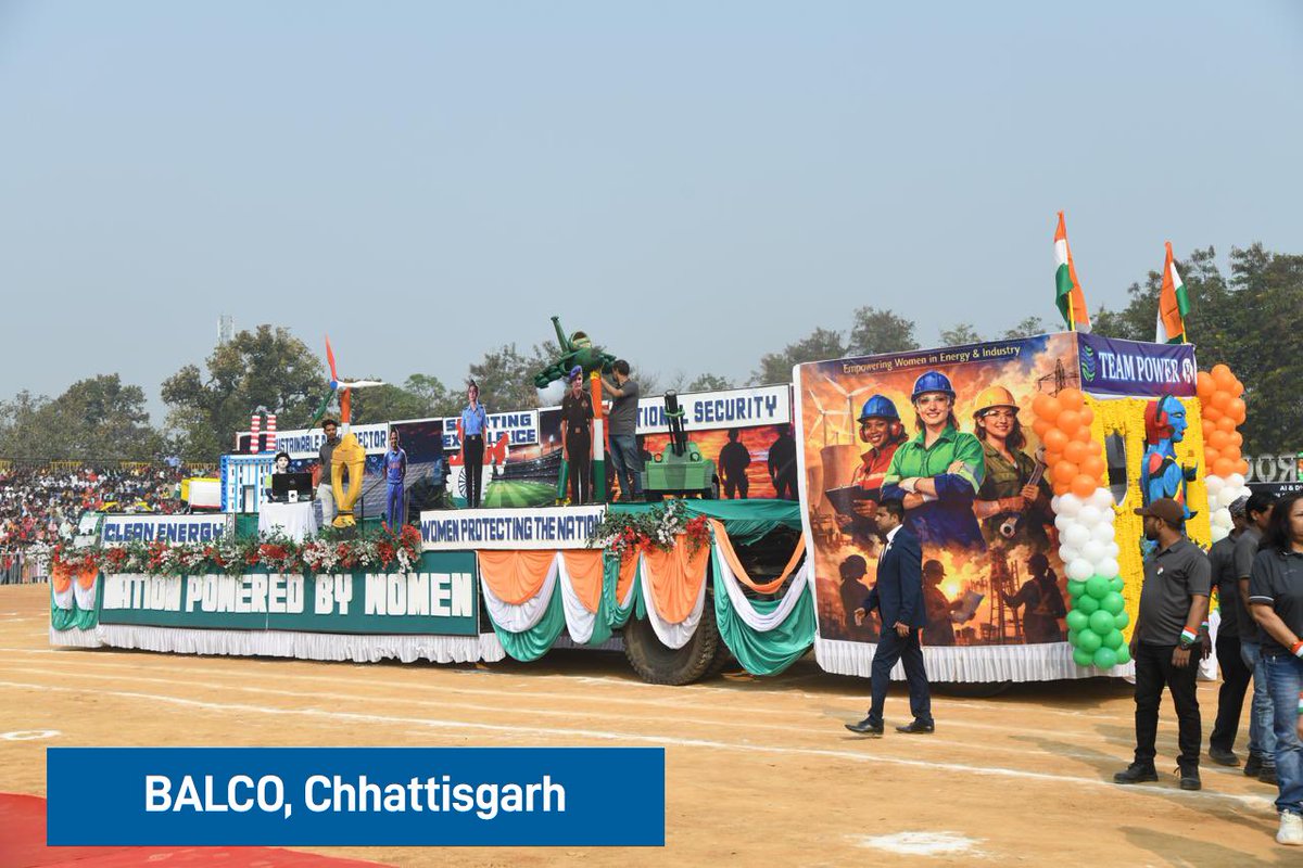 Vedanta_Group's tweet image. (1/3)
77 years of a Republic shaped by courage, enterprise and unity.

Across Vedanta’s business units, our people contribute every day to the #technologies, #metals and #criticalminerals that power India’s progress. 

This #RepublicDay, we reaffirm our commitment to