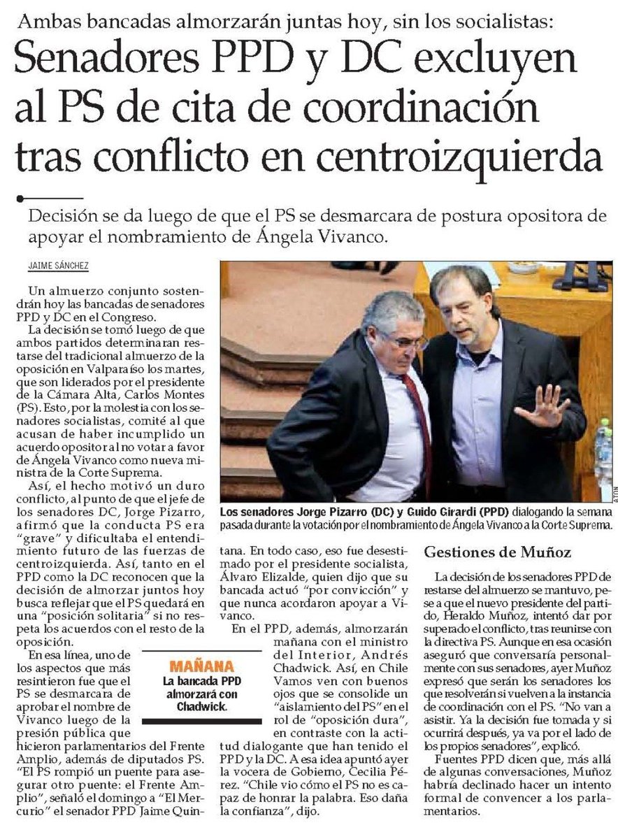 gonzalowinter's tweet image. Hay determinados medios que están hace años permanentemente haciendo pebre al Frente Amplio. El fondo de las críticas convenientemente se olvida, pero el ruido queda. Un ejemplo: en el 2018 fue por nuestra oposición explícita, frontal y rotunda al nombramiento de Ángela Vivanco.…
