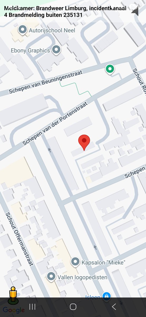 Brandmelding Buiten met inzet van brandweer