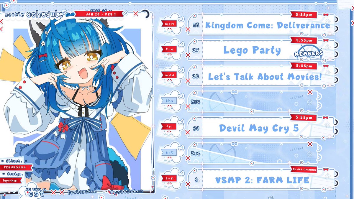 pokorakun's tweet photo. SCHEDULE๐ JAN 26 - FEB 1
GENERAL โ #pokorakun โ ART: #drawkun
RULE 34 โ #rawkun โ MEMES: #wantedrakun