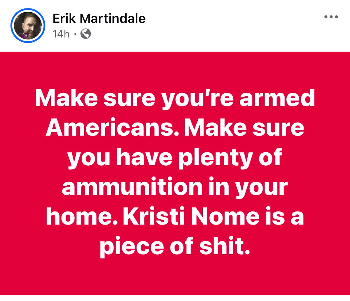libsoftiktok's tweet image. UPDATE: Erik is now scrubbing his accounts and just scrubbed this post too!

Is he going to claim he was also hacked when he posted this appearing to call on people to take up arms against ICE?

I have all the receipts!